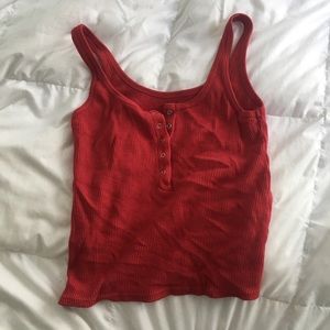 Red tank top brandy mellville